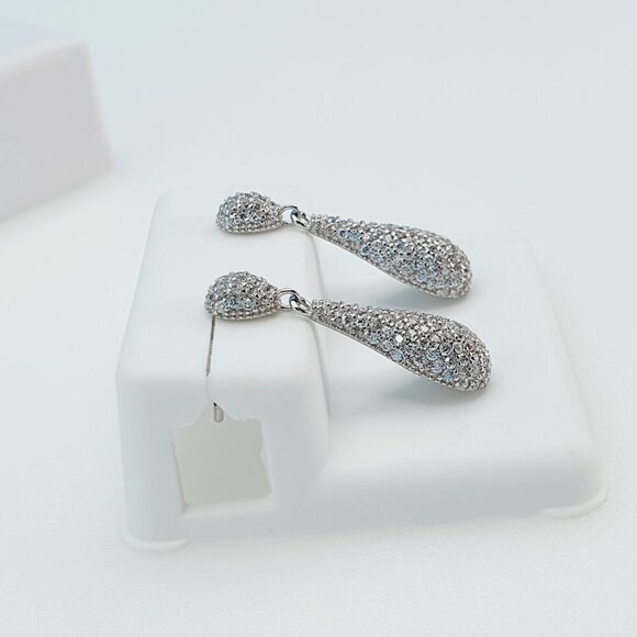 "925 Sterling Silver Cubic Zirconia Earrings, U19254848 - Picture 10 of 10